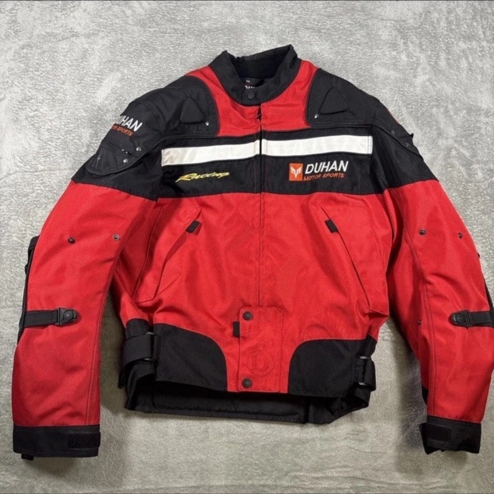 Duhan Motorcycle Jacket Men’s Racing Armored Protective XXL